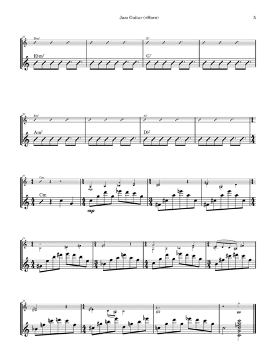 Miniature Suite Horn scores gallery preview page 5