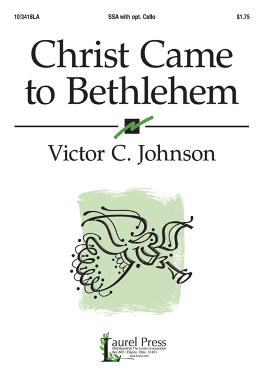 Christ Came to Bethlehem SSA scores gallery preview page 1