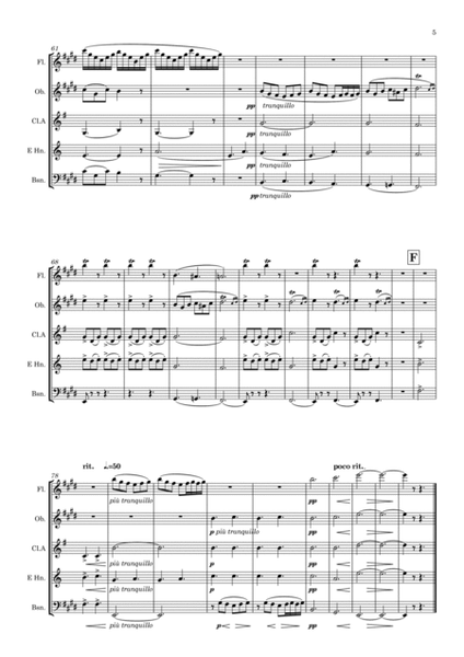 Grieg: Peer Gynt Suite No.1 Op.46 (Complete) - wind quintet image number null