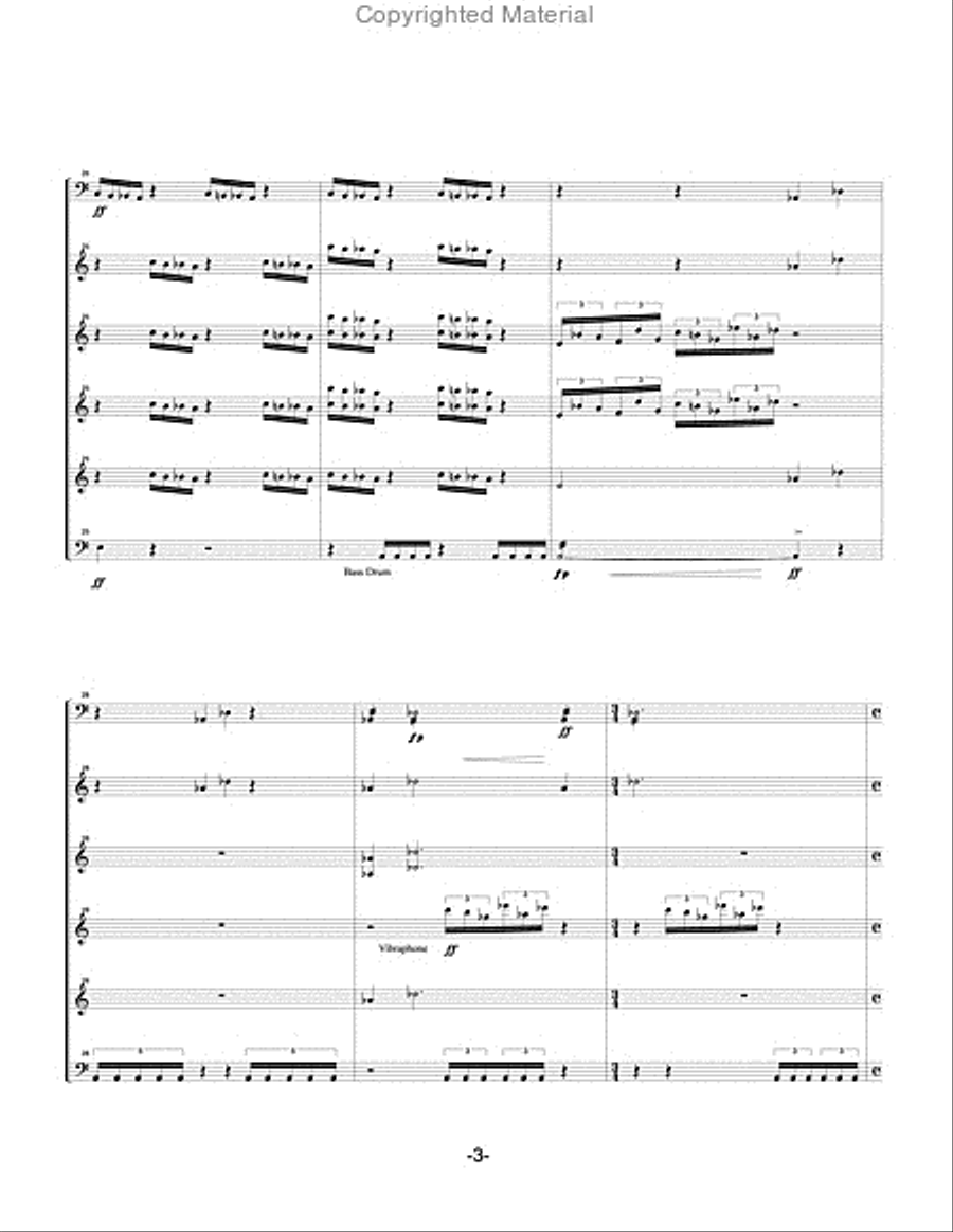 Recitative and Scherzo Recitative and Scherzo Percussion Ensemble scores gallery preview page 4