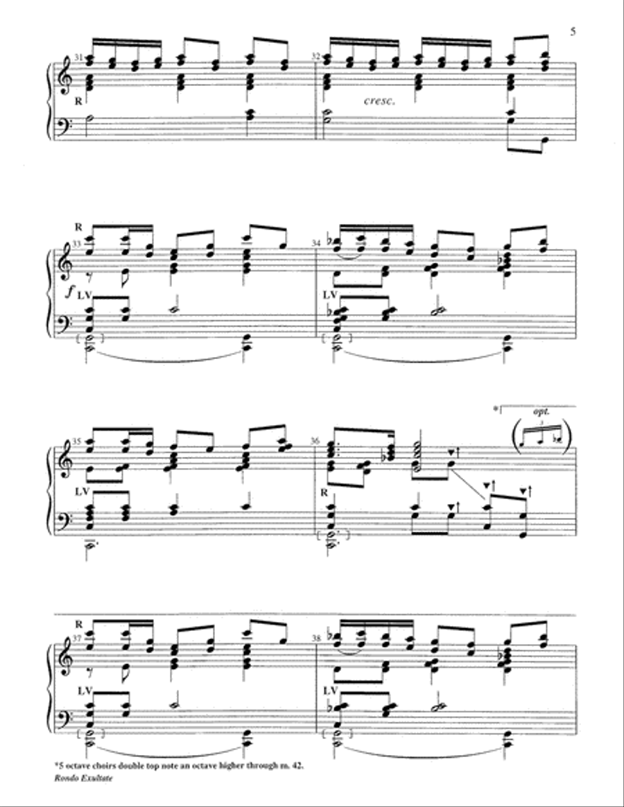 Rondo Exultate 5-Octaves scores gallery preview page 5