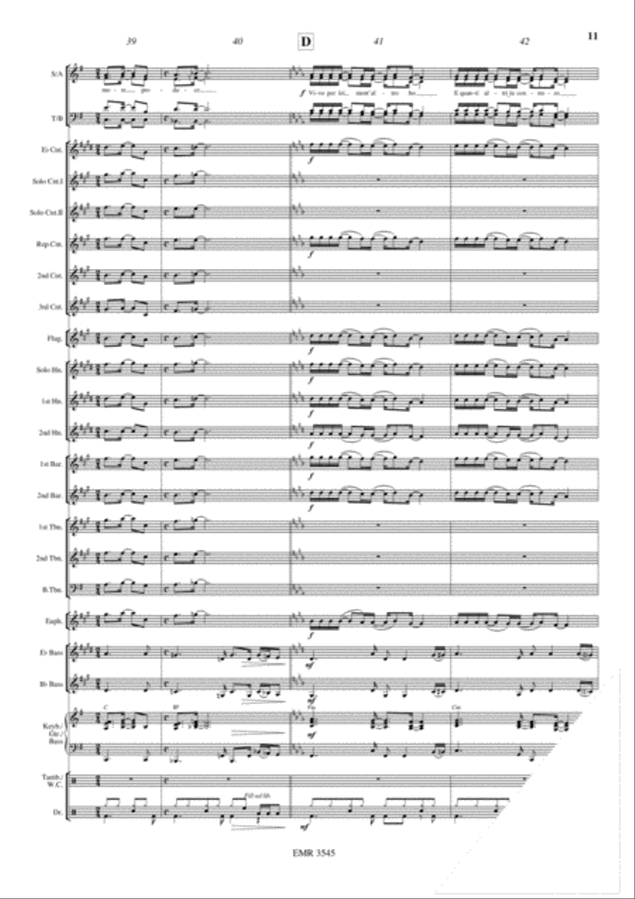 Vivo Per Lei 4-Part scores gallery preview page 12