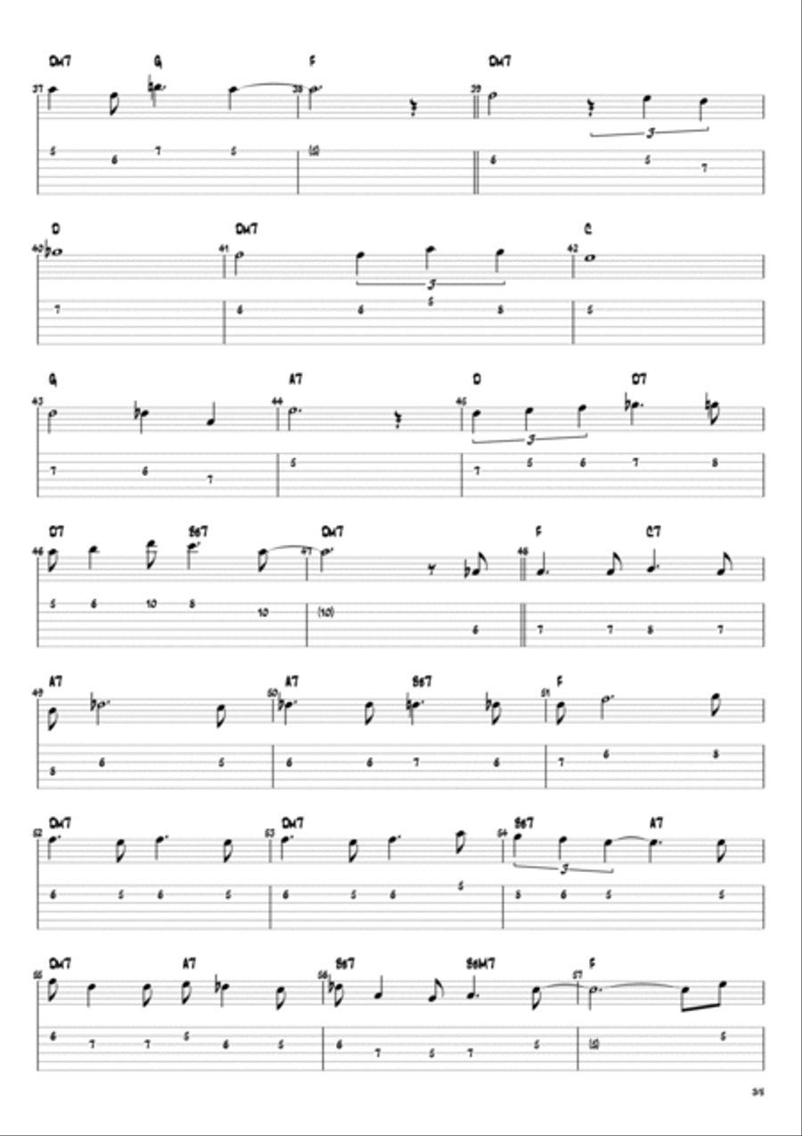 Jazz Solo Study # 26 Large Ensemble scores gallery preview page 3