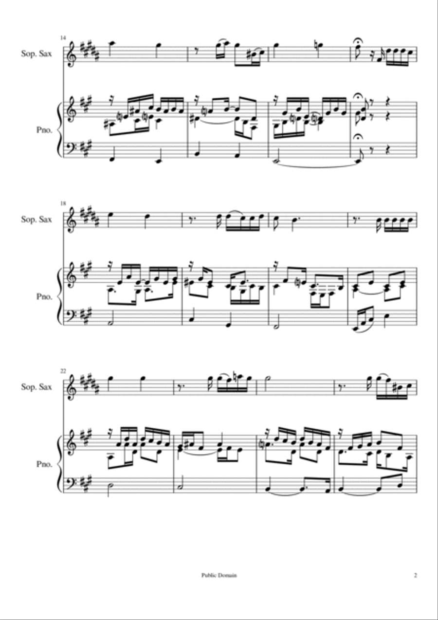 El día que me quieras Woodwind Duet scores gallery preview page 3