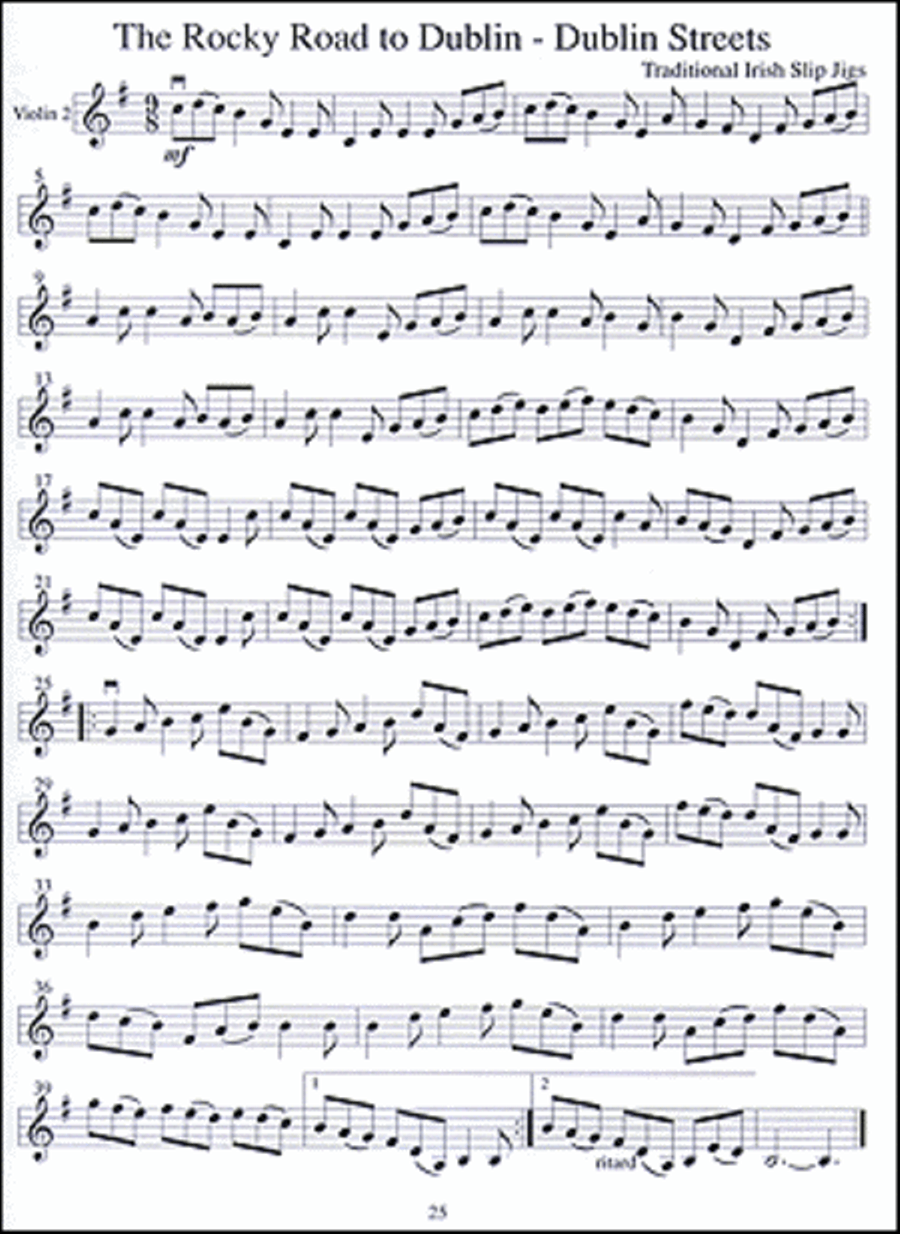 Celtic Fiddle Tunes for Solo and Ensemble - Violin 1 and 2 Violin scores gallery preview page 6