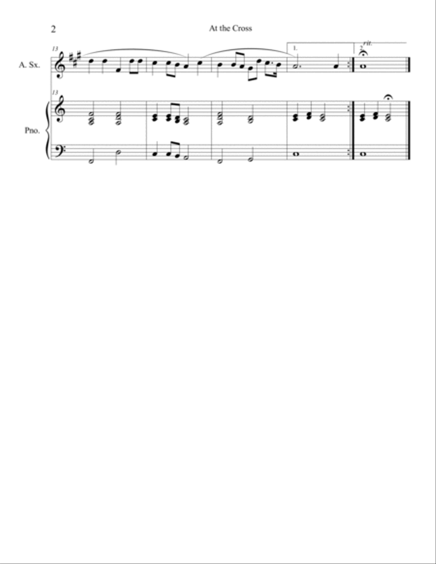 10 Easter Solos for Alto Sax and Piano - Volume 1 Alto Saxophone scores gallery preview page 6