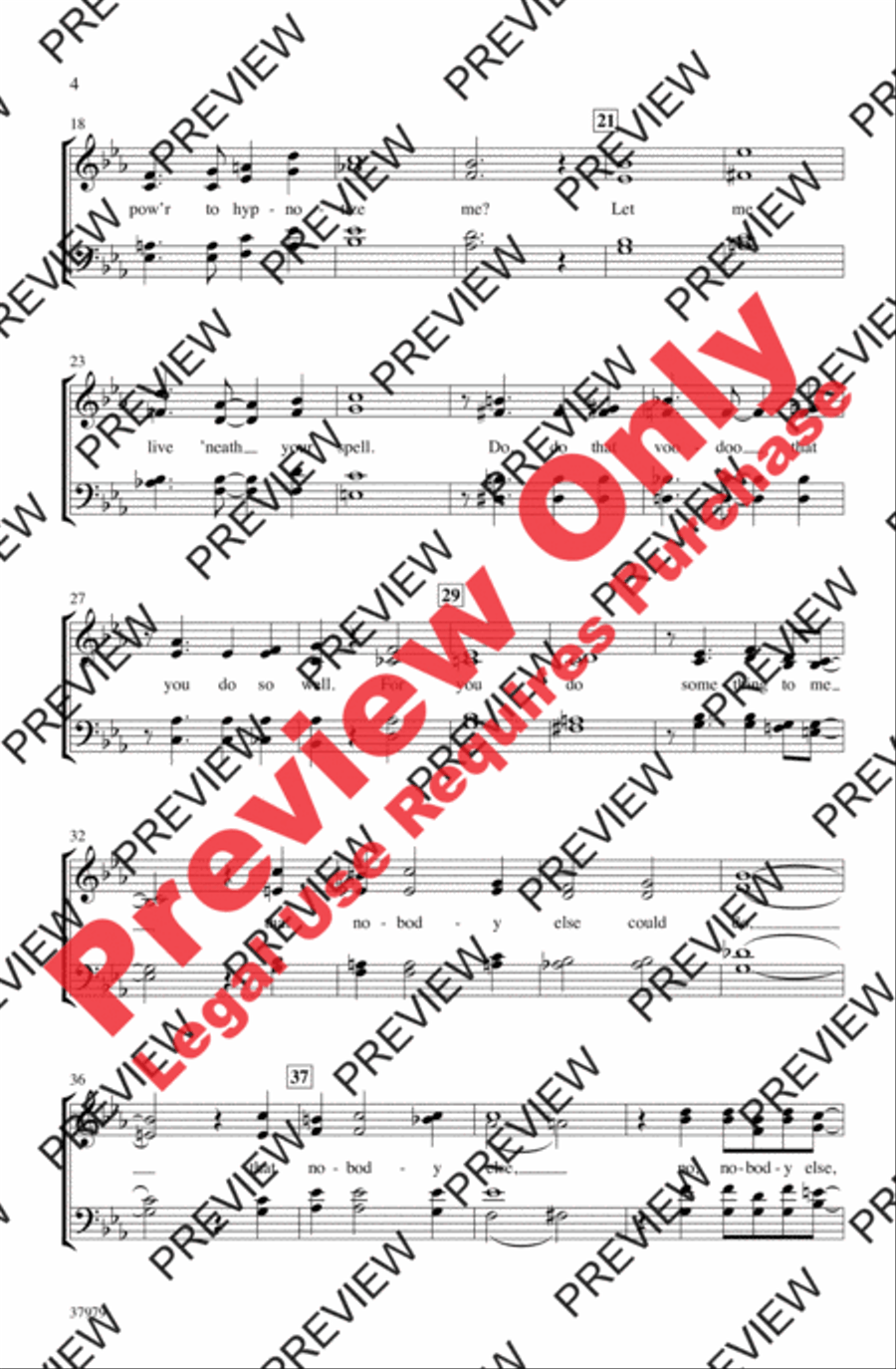A Cole Porter Jazz Trio 4-Part scores gallery preview page 4