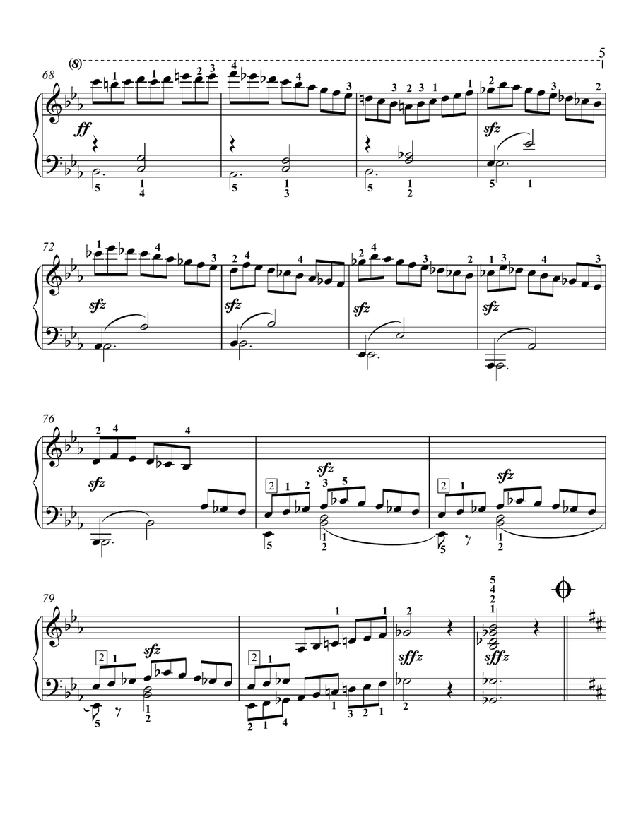 Impromptu, Op 90, No 2 Piano Method scores gallery preview page 5