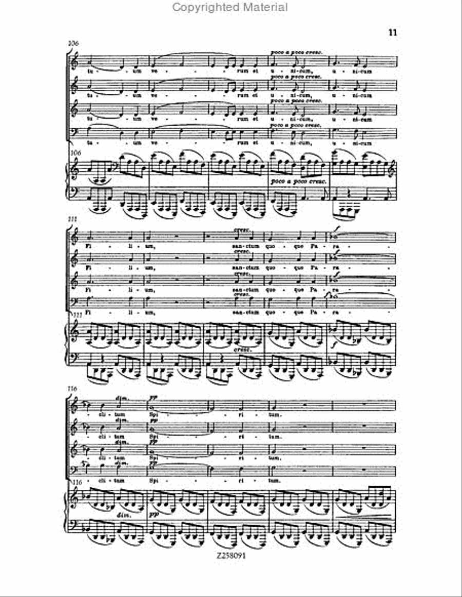 Te Deum, WAB 45 (1886 revision) Choir scores gallery preview page 11