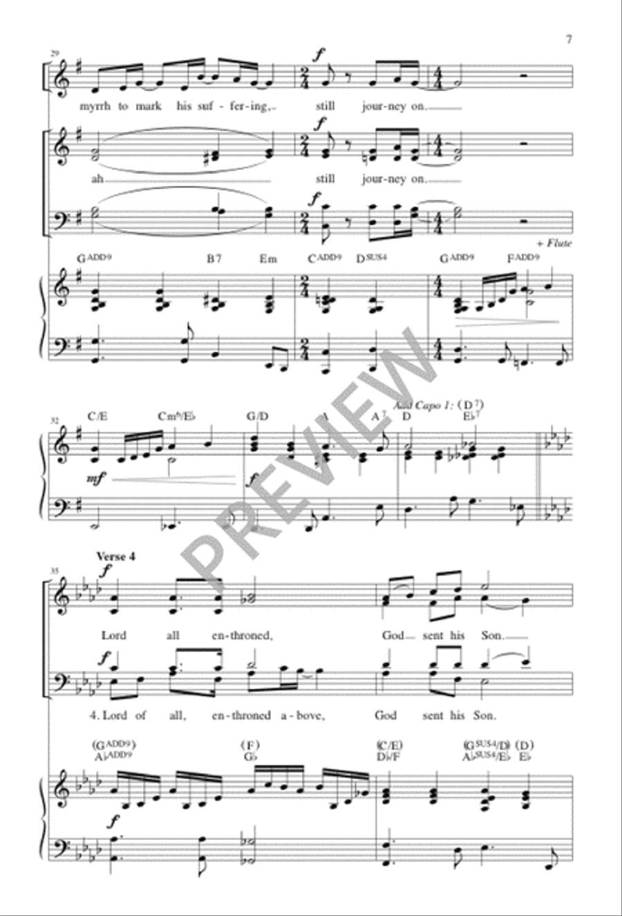 Journey On Journey On 4-Part scores gallery preview page 7