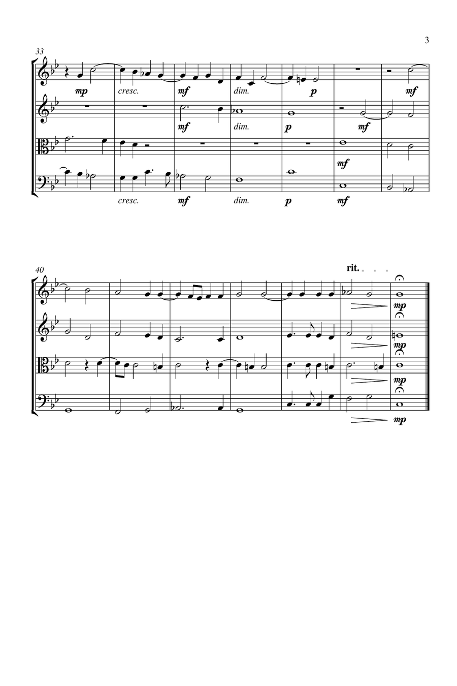 Tenebrae Responsories: O Vos Omnes A Cappella scores gallery preview page 4
