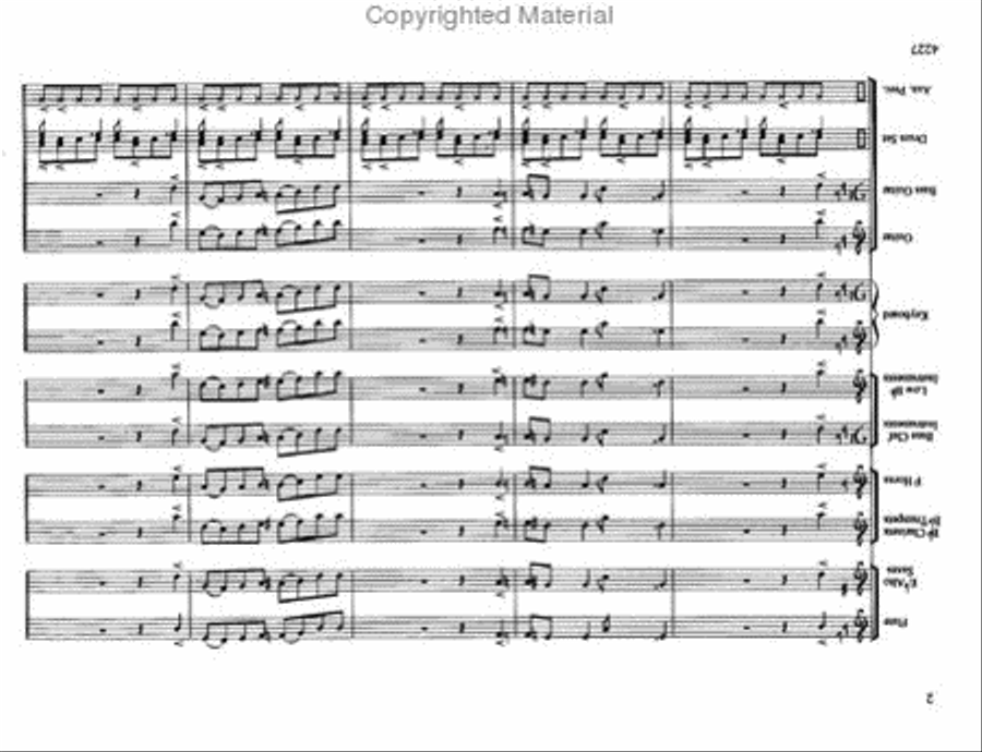 First Things First Concert Band scores gallery preview page 3