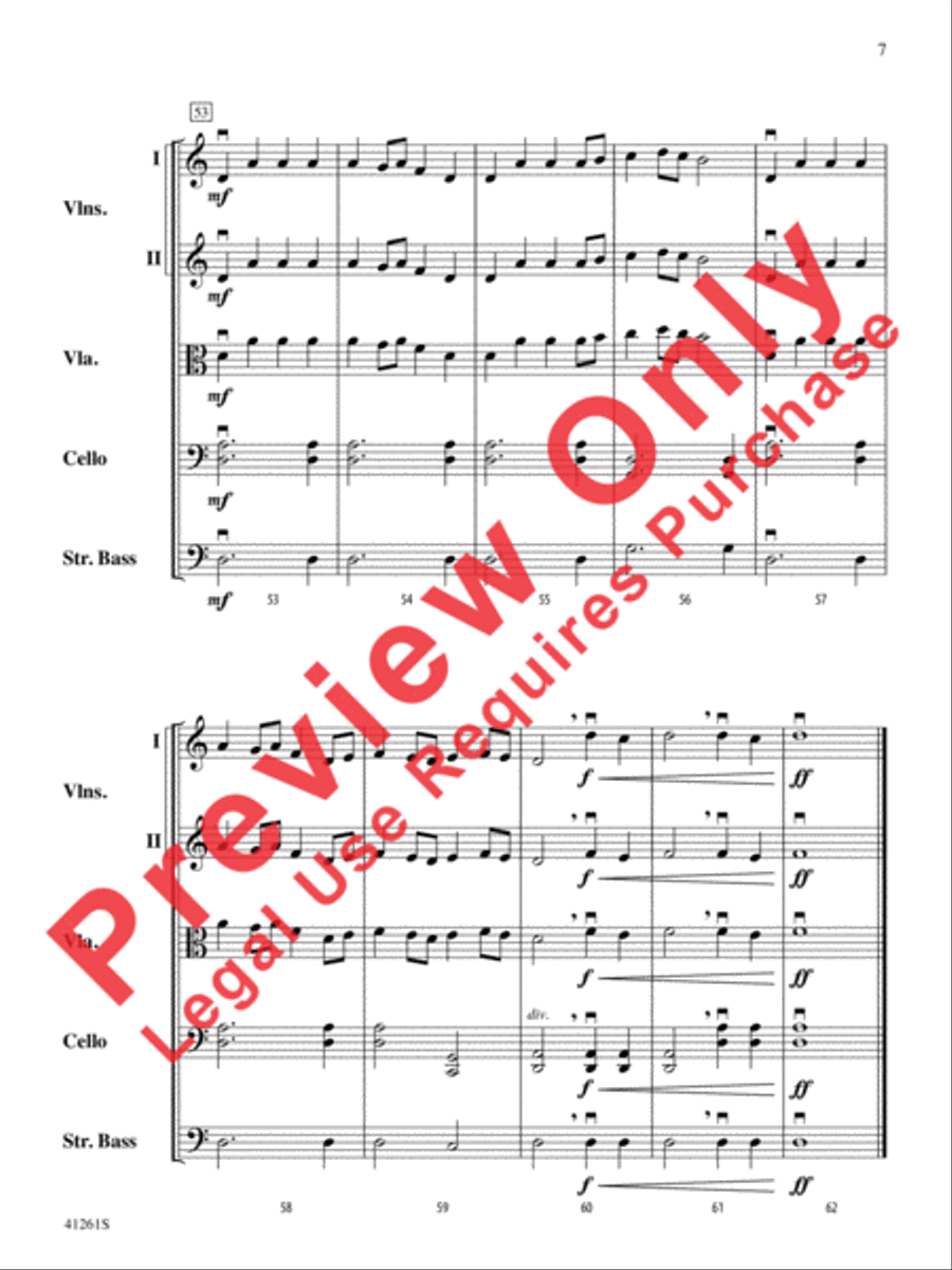 A Pirate's Dream String Orchestra scores gallery preview page 8