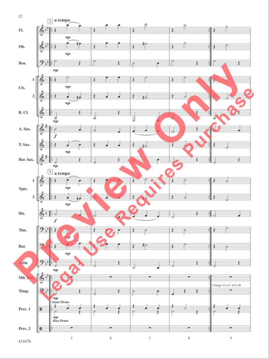 Happy Holidays---Vol. 2 Happy Holidays---Vol. 2 Concert Band scores gallery preview page 4