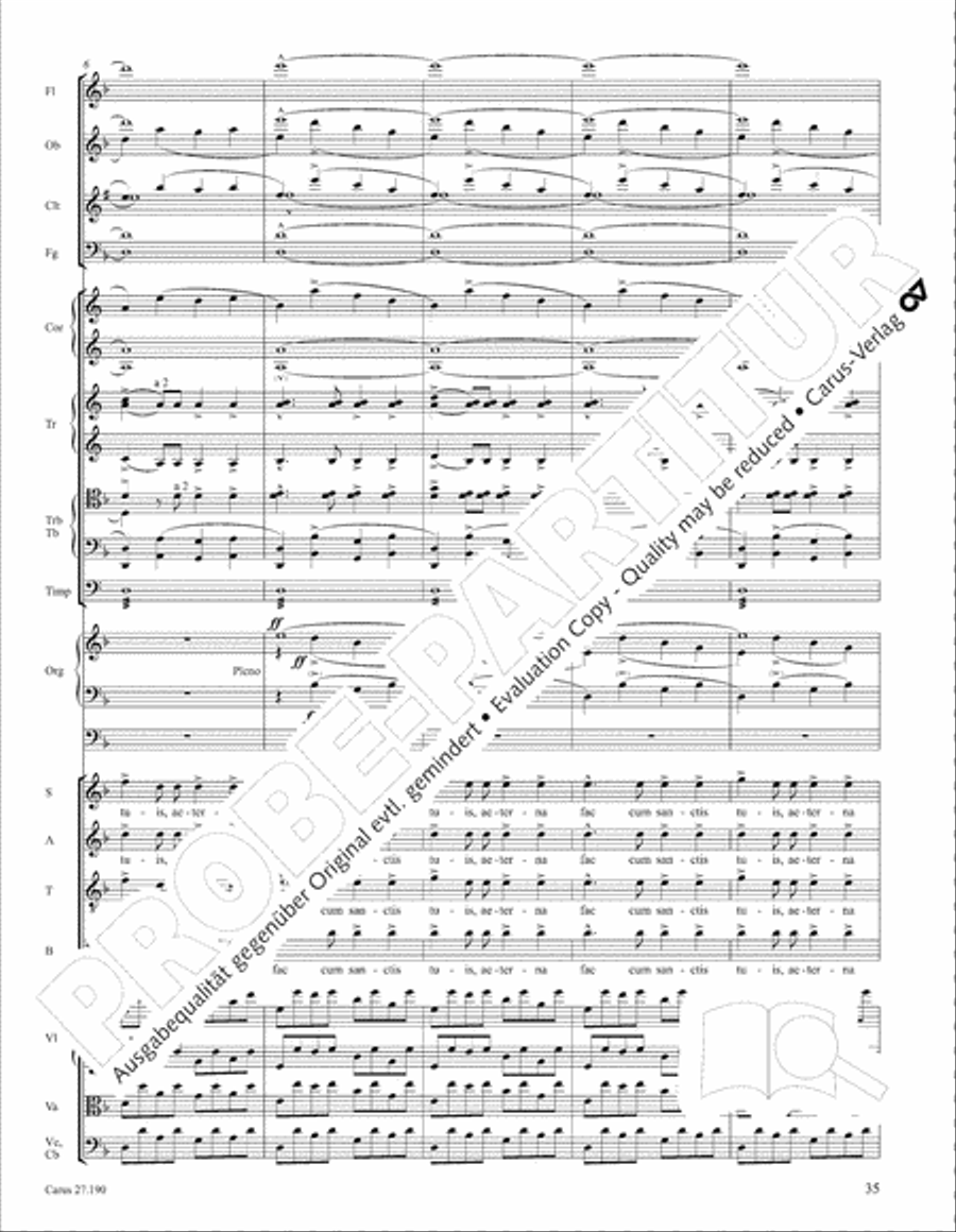 Te Deum Te Deum 4-Part scores gallery preview page 42