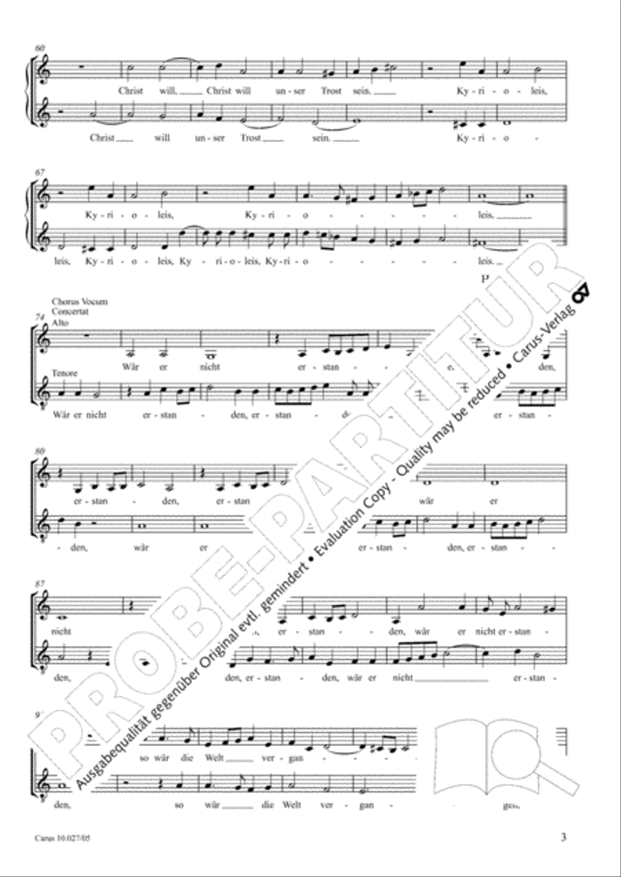Halleluja, Christ ist erstanden (Halleluja. Christ ist erstanden) SSATB scores gallery preview page 4