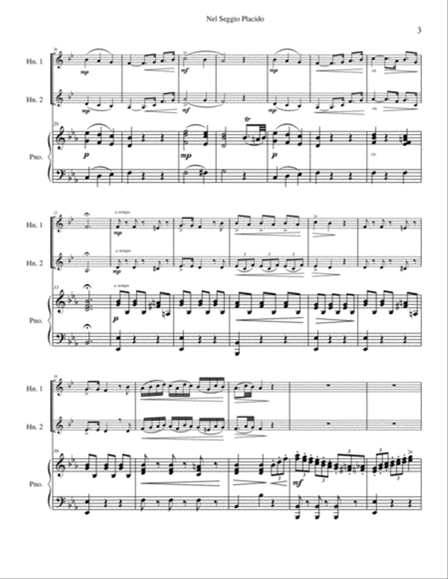 Nel Seggio Placido Nel Seggio Placido Brass Ensemble scores gallery preview page 3