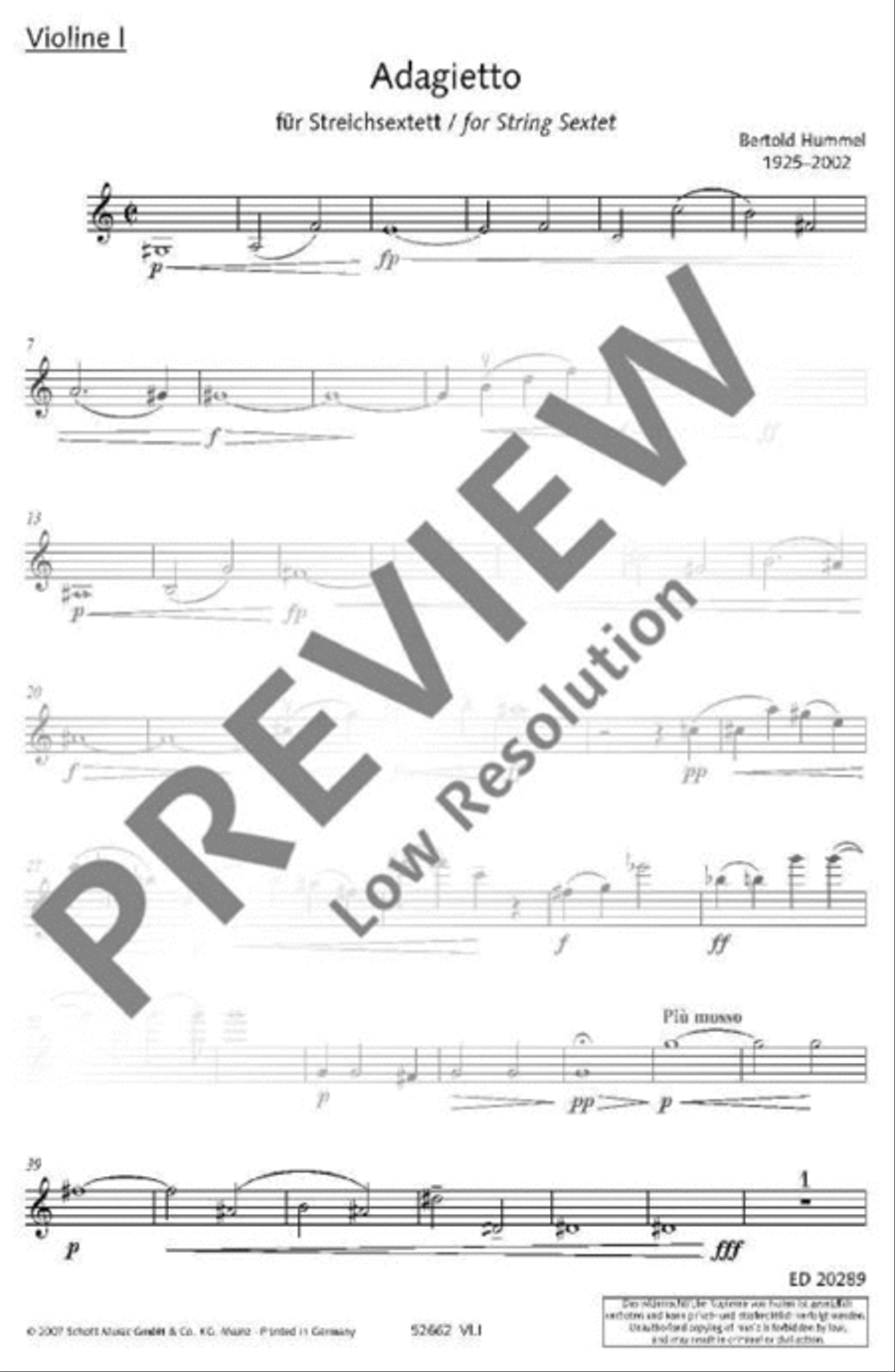 Adagietto Chamber Music scores gallery preview page 13