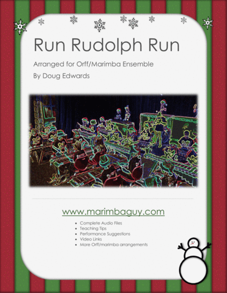 Run Rudolph Run Large Ensemble scores gallery preview page 1
