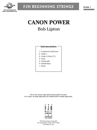 Canon Power: Score