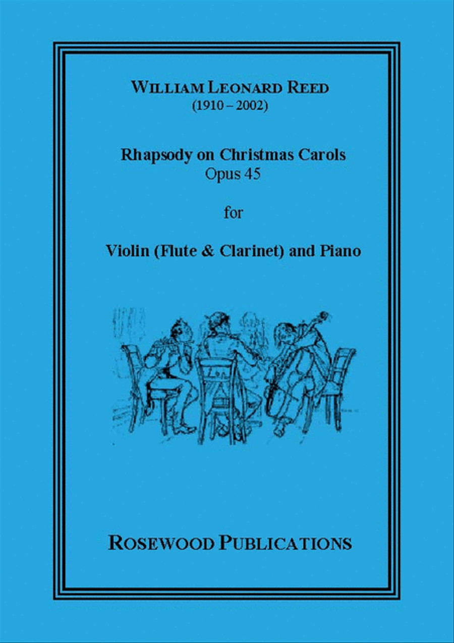 Christmas Carols, Op. 45 Clarinet scores gallery preview page 1