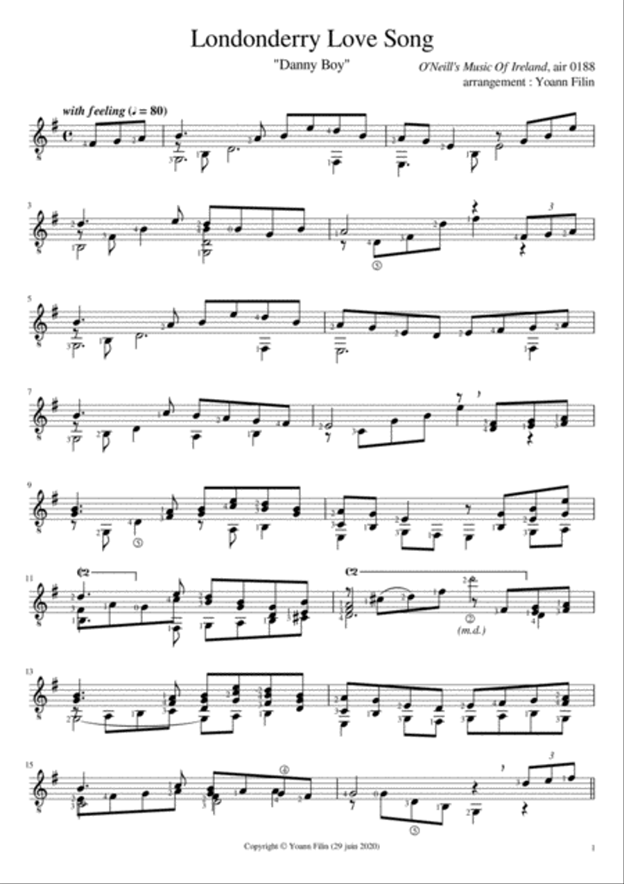 Londonderry Love Song / 