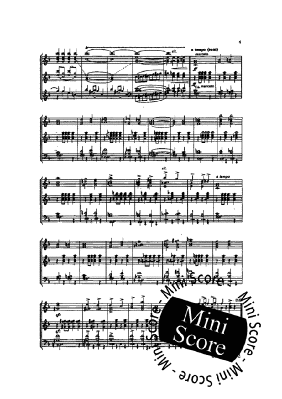 Intocht Der Gladiatoren Fanfare Band scores gallery preview page 8