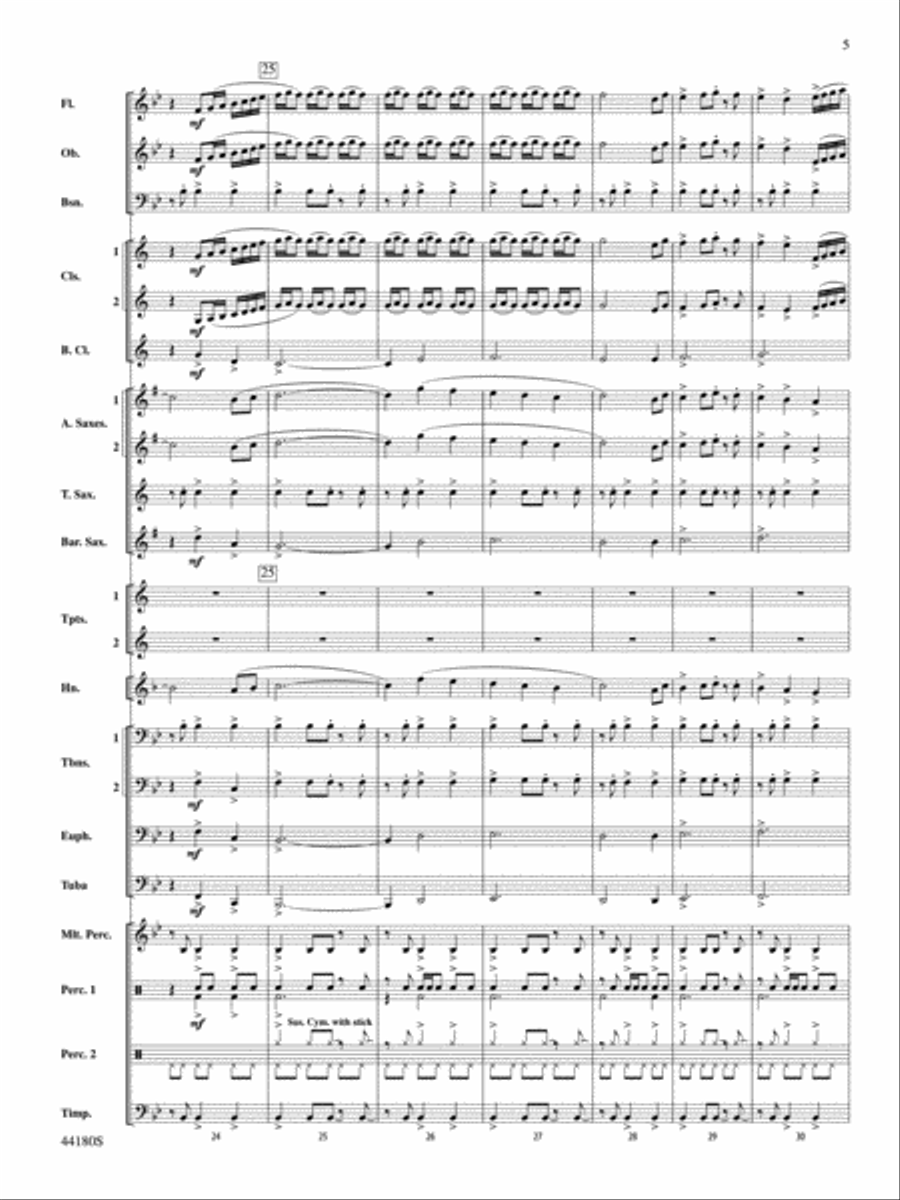 Workforce: Score Concert Band scores gallery preview page 5