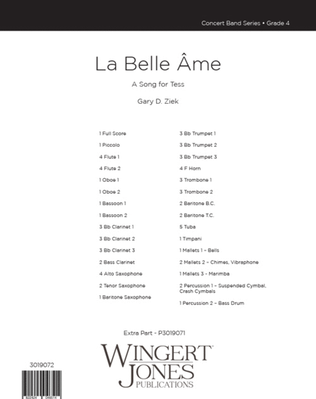 La Belle Âme - Full Score