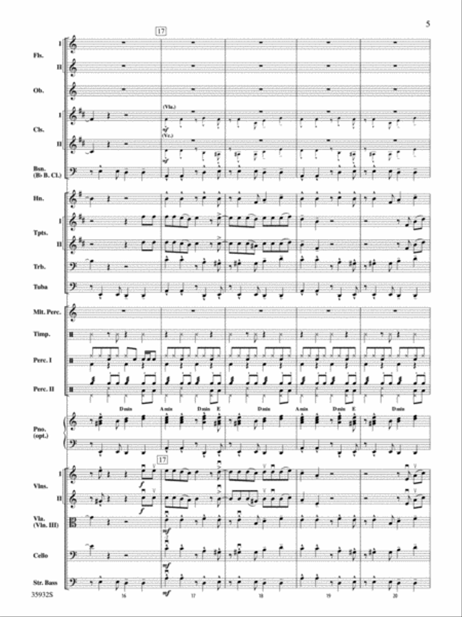 Let's Get Loud: Score Let's Get Loud: Score Full Orchestra scores gallery preview page 5