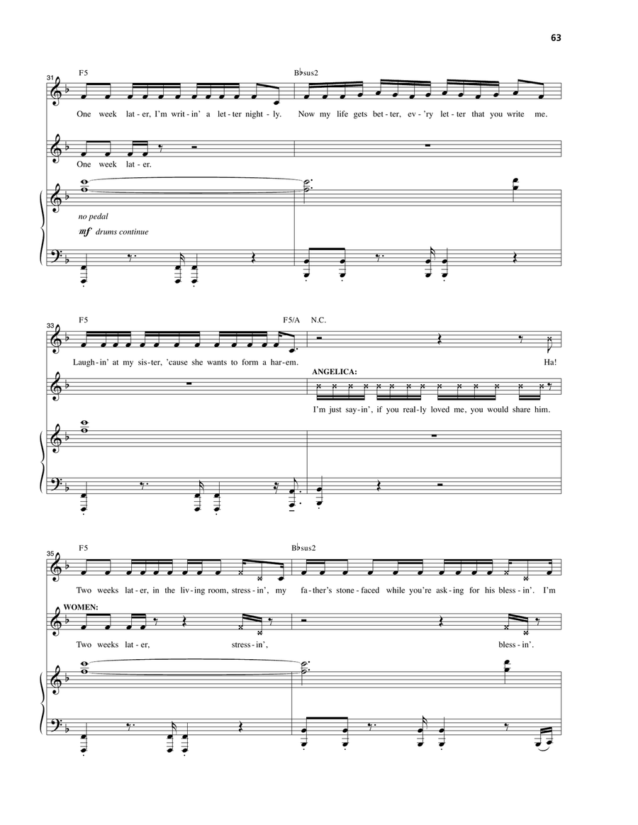 Helpless (from Hamilton) Helpless (from Hamilton) Piano, Vocal scores gallery preview page 6