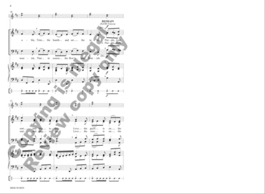 People, Look East 4-Part scores gallery preview page 4