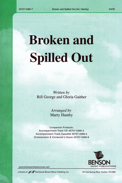 Broken and Spilled Out (Split Track Accompaniment CD)