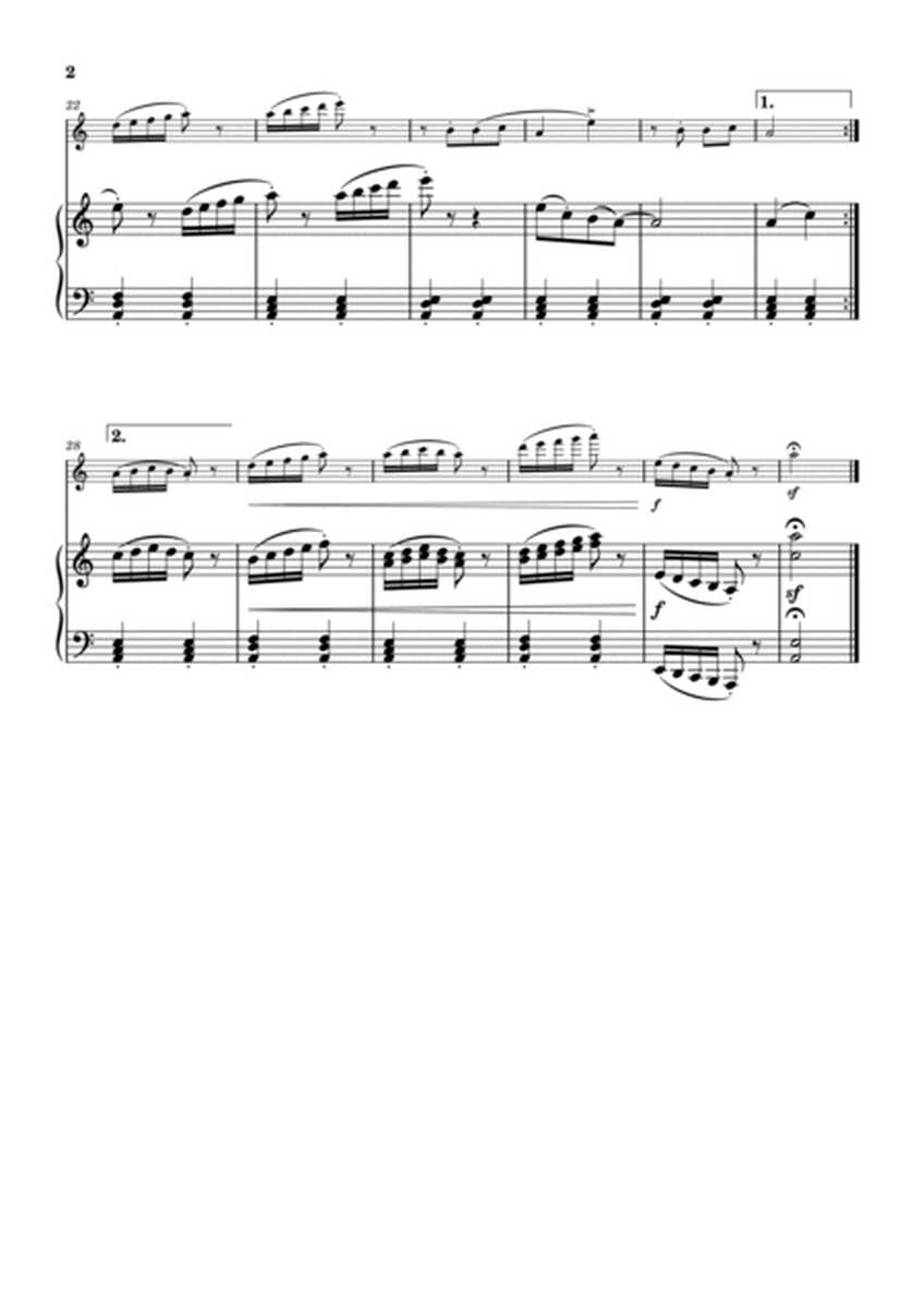 Burgmüller "Arabesque" flute & piano image number null