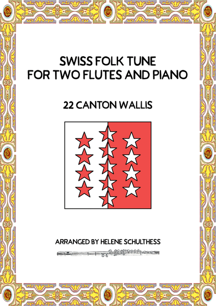 Swiss Folk Dance for two flutes and piano – 22 Canton Wallis – Ländler image number null