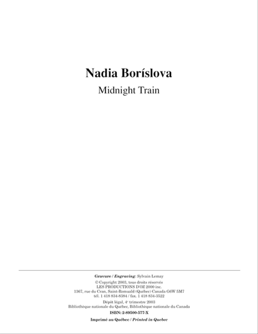 Midnight Train Classical Guitar scores gallery preview page 1
