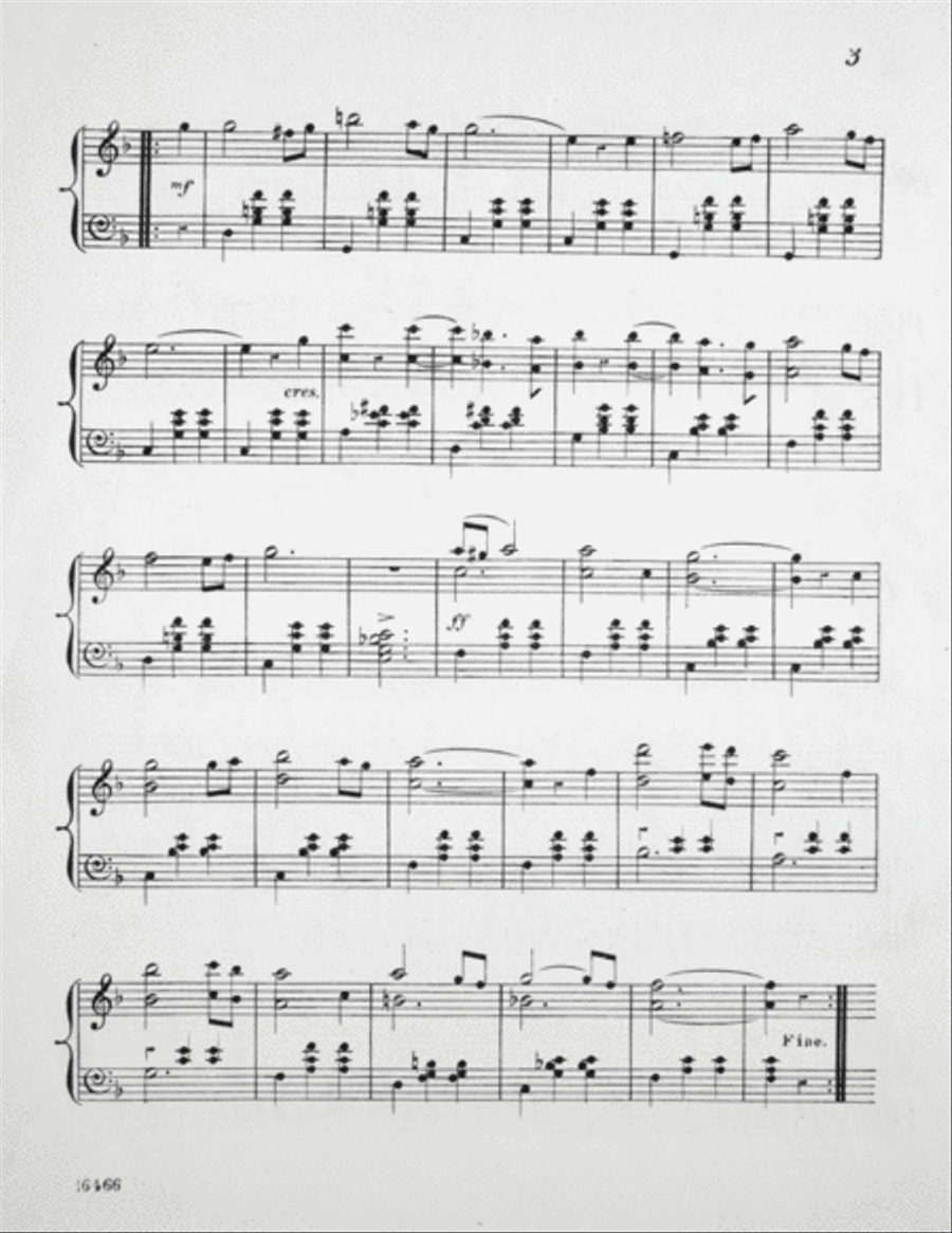 The Distant Shore Waltz on Arthur Sullivan's Popular Song. Suites de valses Piano Solo scores gallery preview page 4