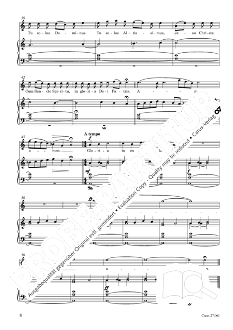 Missa Transfigurationis Missa Transfigurationis Women's Choir scores gallery preview page 9