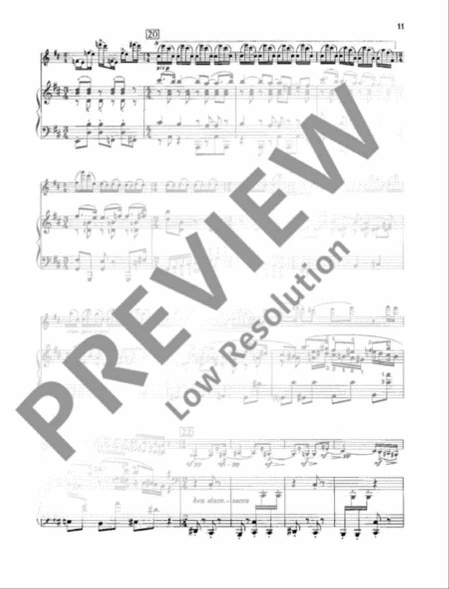 Concerto en ré - Concerto in D Piano scores gallery preview page 12
