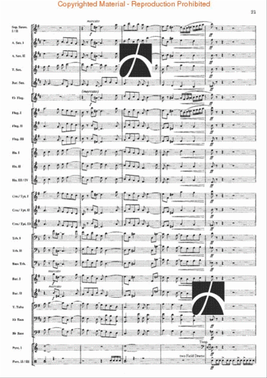 Firestorm Brass Band scores gallery preview page 21
