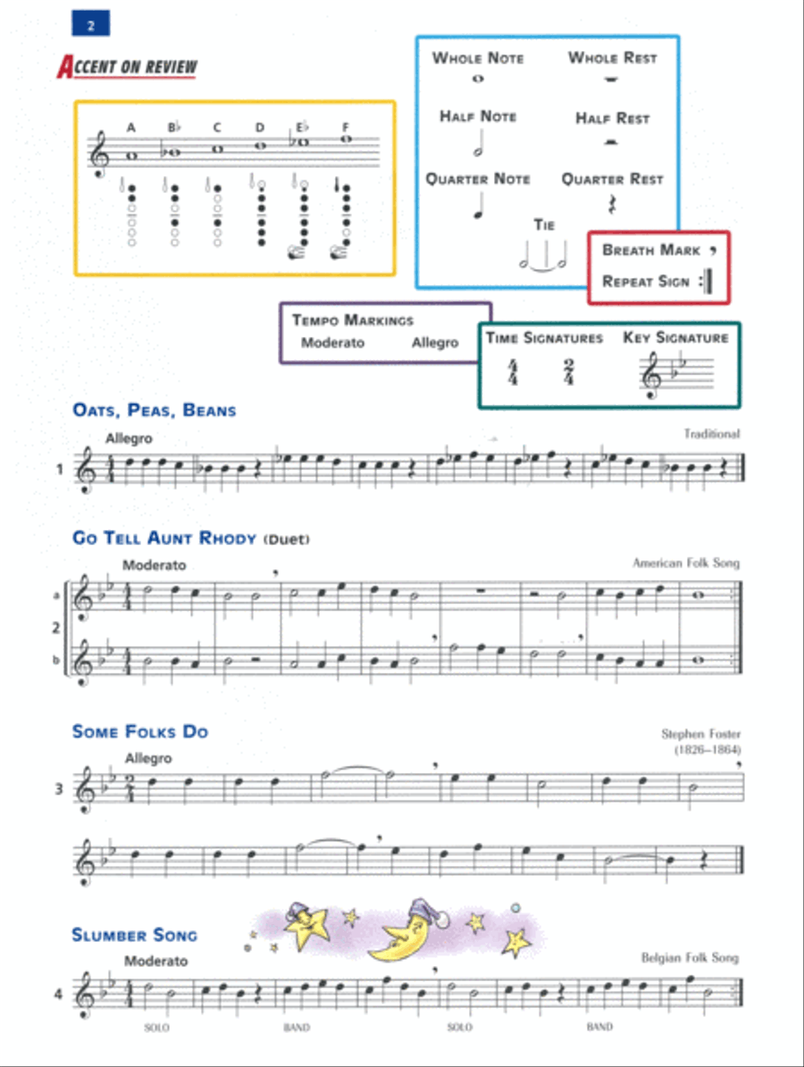Accent on Achievement, Book 2 Concert Band Methods scores gallery preview page 2