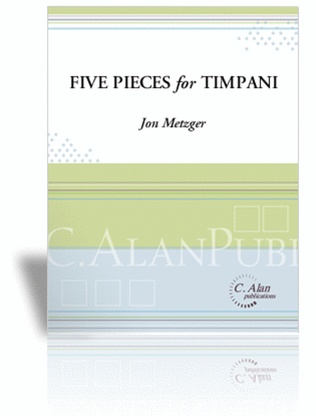 Book cover for Five Pieces for Timpani