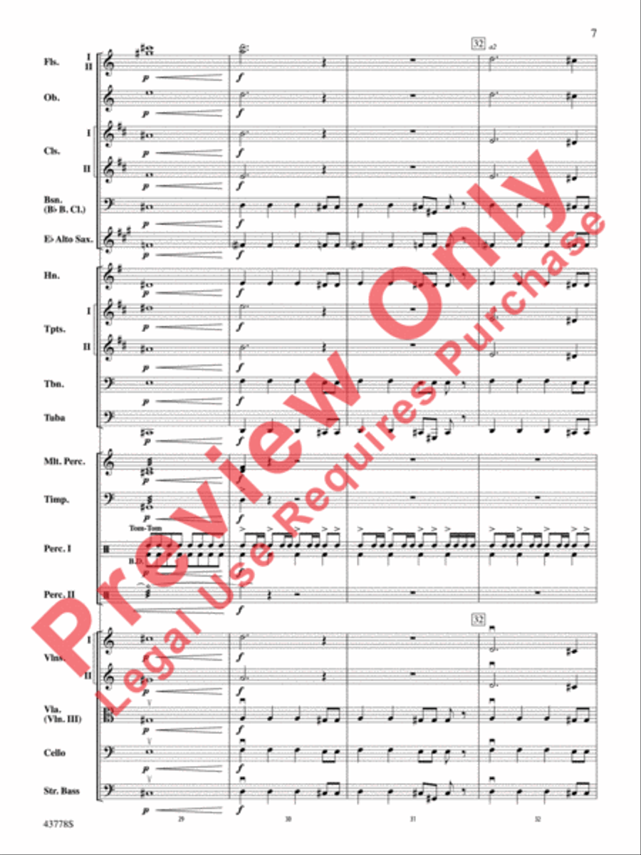 Godzilla Full Orchestra scores gallery preview page 8