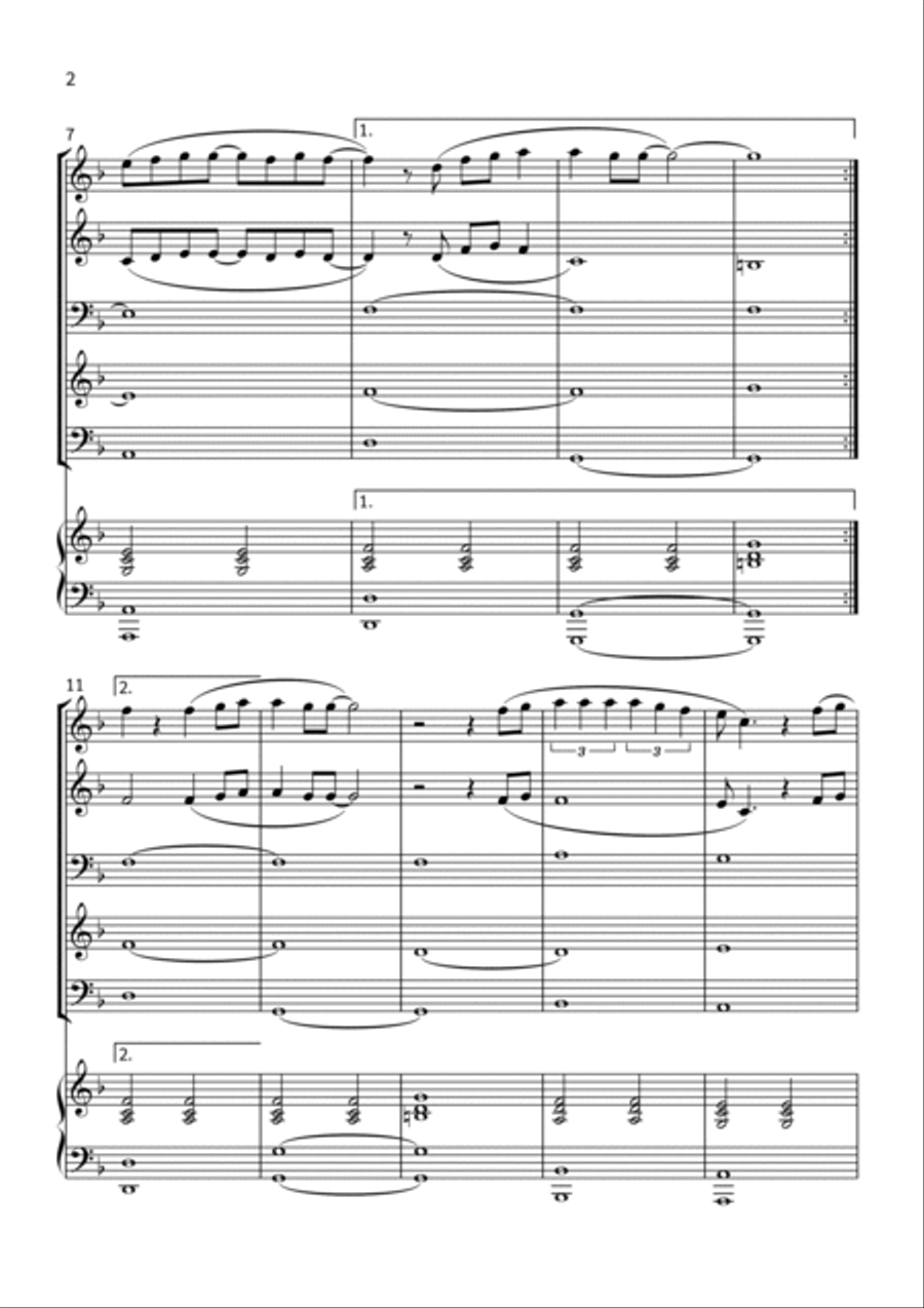 Part Of Your World (reprise) Horn scores gallery preview page 2
