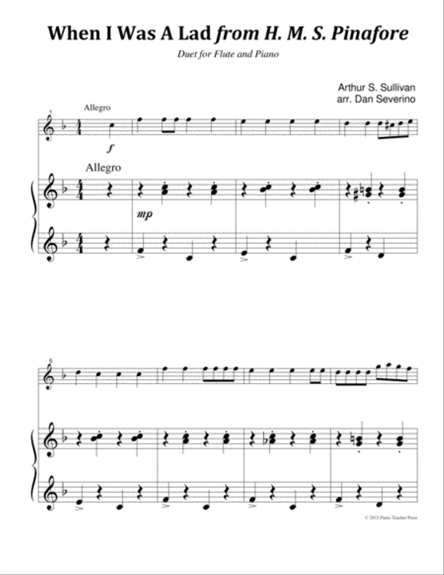 When I was a Lad Chamber Orchestra scores gallery preview page 2