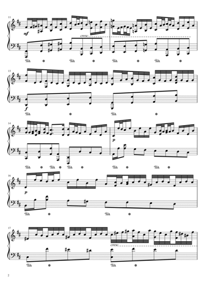Bach,Organ Sonata No. 4 in E minor,BWV 528 II. Andante - For Piano Solo image number null
