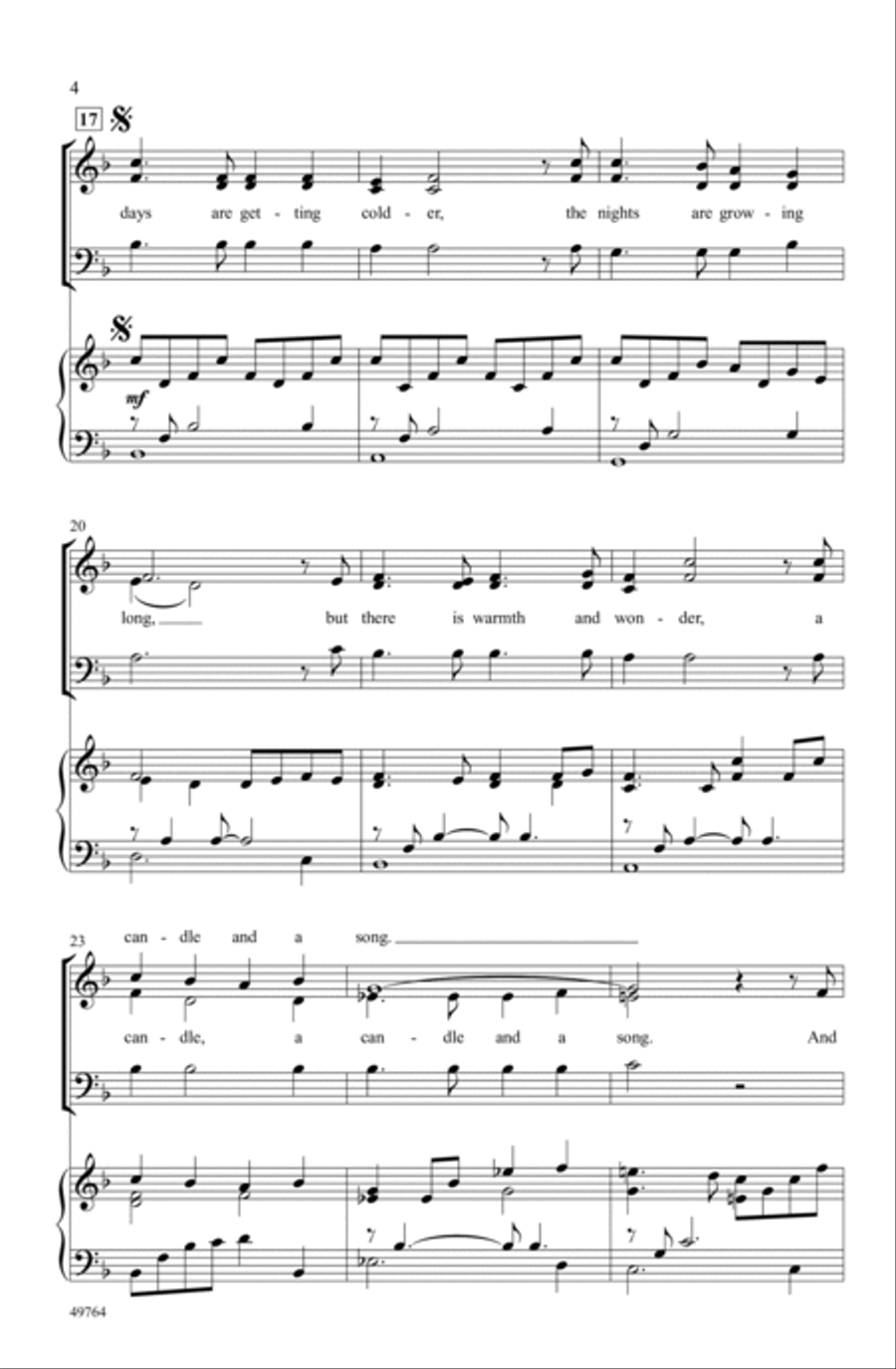 A Light of Hope, A Song of Peace Choir scores gallery preview page 3