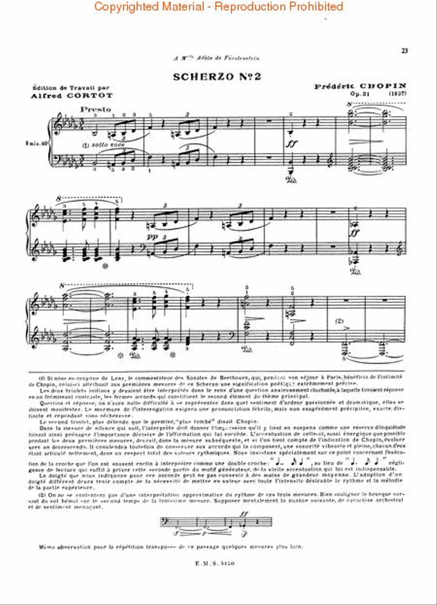 SCHERZOS OP20 31 54 PIANO Piano Solo scores gallery preview page 3
