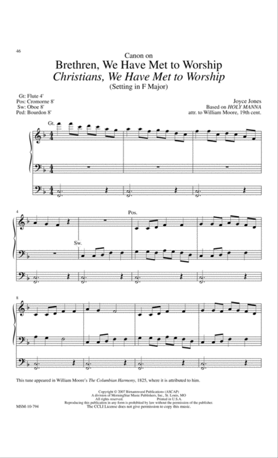 Praise to the Lord: Accessible Hymn Settings for Organ Organ Solo scores gallery preview page 15