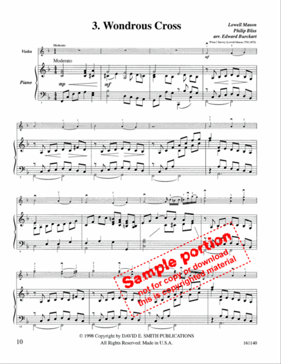 Sacred Violin Solos Vol. Two Violin Solo scores gallery preview page 4